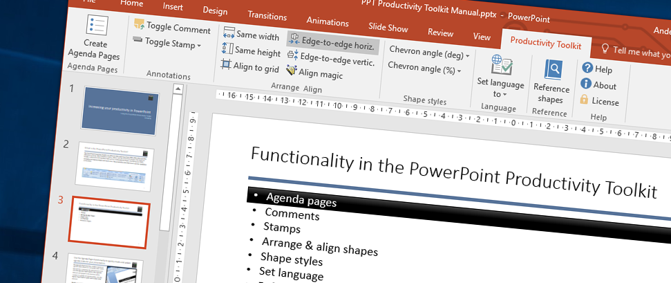 The PowerPoint Productivity Toolkit is now a free release!